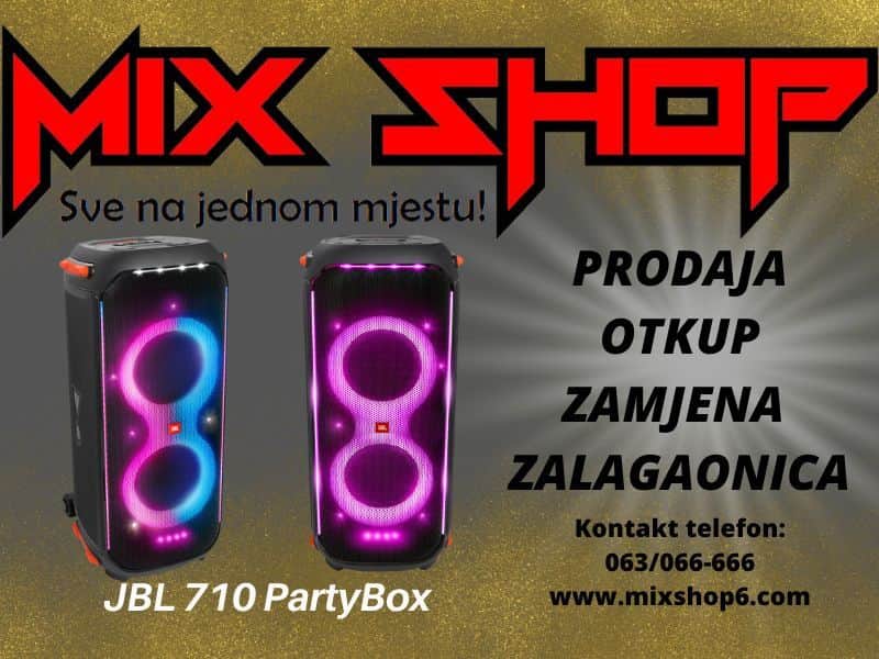 JBL 710 PARTYBOX Bežični Zvučnik 800W GARANC. Party Box prenosivi