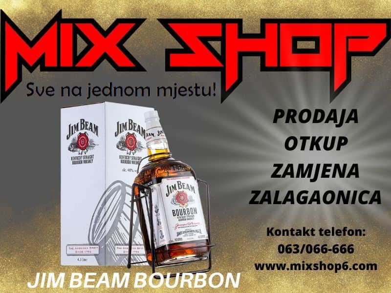 JIM BEAM BOURBON 4.5 LITRA SA STALKOM Viski Burbon Whisky Whiskey