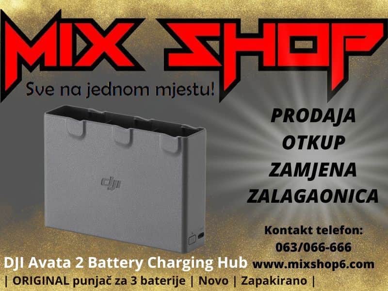 Two Way Charging Hub punjač 3 baterije battery DJI AVATA 2 dron