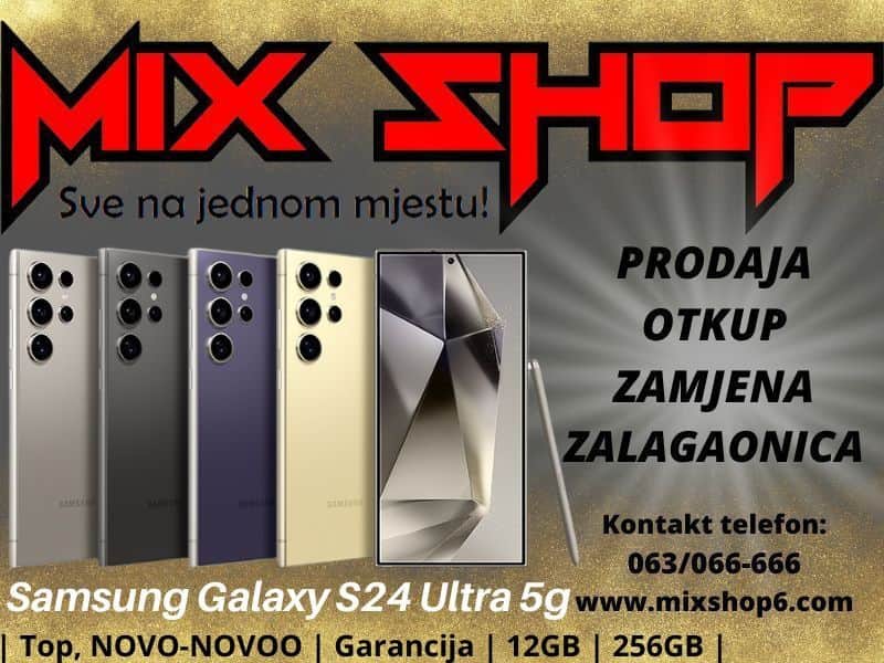Samsung Galaxy S24 ULTRA 5G 12/256GB *NOVOO*Garancija* 12GB GB