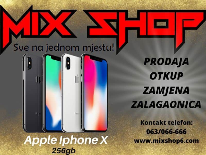 APPLE IPHONE X/10 256GB *Garancija*Zamjena*Razne boje*