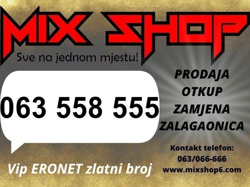 *063-558-555* ERONET GOLD ZLATNI BROJ TOP VIP BROJEVI