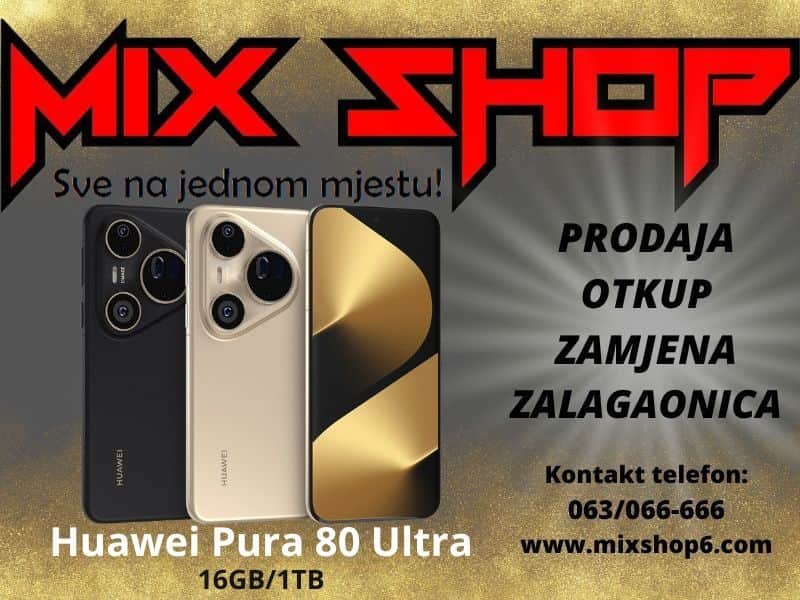 Huawei Pura 80 Ultra 16gb/1TB *Novo*Garancija*Zamjena 1000 GB 5G