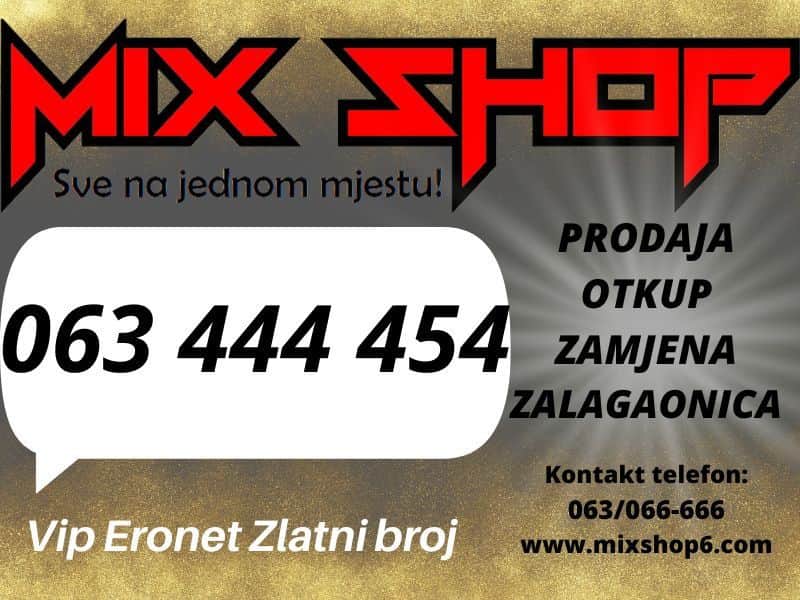 *063-444-454* ERONET GOLD ZLATNI BROJ TOP VIP BROJEVI