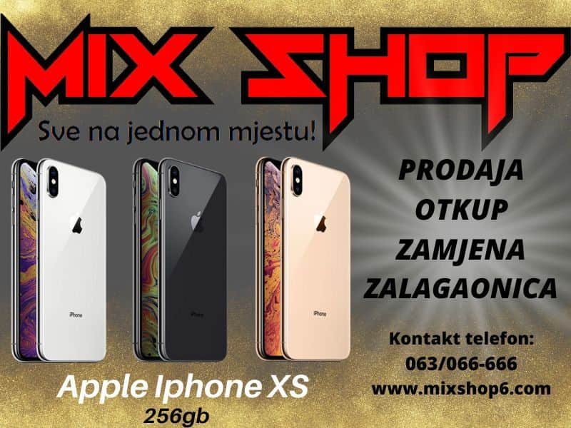 APPLE IPHONE XS 256GB *TOP* *Garancija*Zamjena*3 boje* X-S