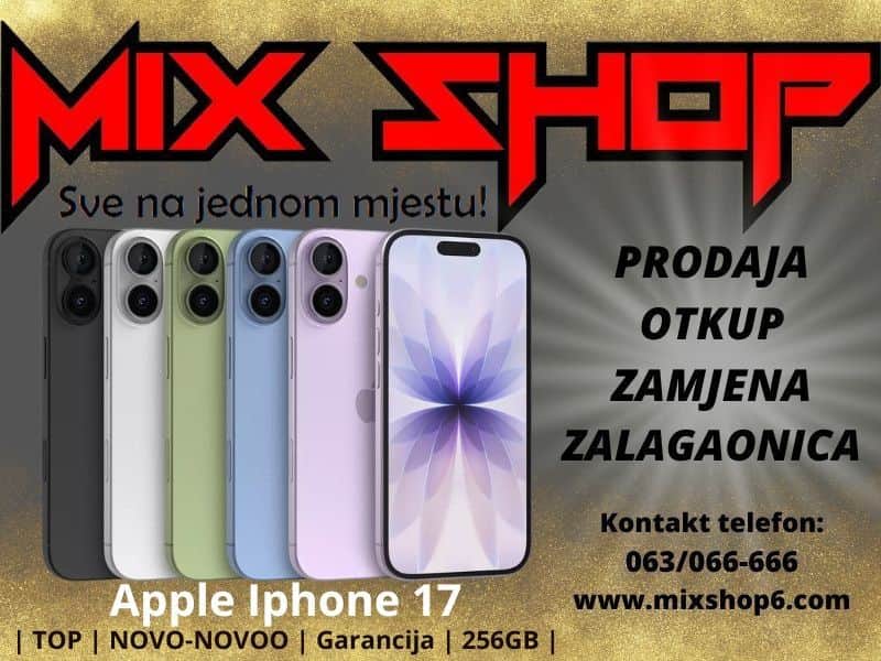 APPLE IPHONE 17 256GB *TOP* *Garancija*Zamjena*Razne boje*