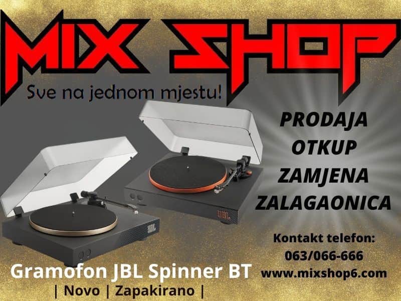 Gramofon JBL Spinner BT (2 boje) *Novo*Garancija* Retro Bluetooth
