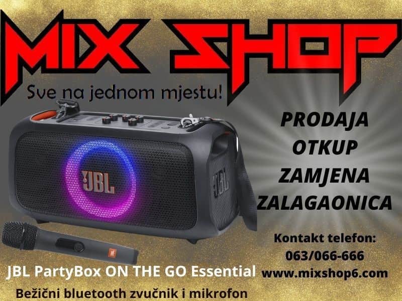 JBL PartyBox ON THE GO Essential +Mikrofon Bežični Zvučnik 100W