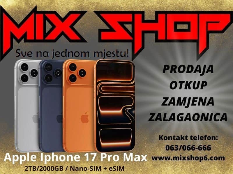 Apple Iphone 17 PRO MAX 2TB *Garancija*Zamjena*Sve boje* 2000GB