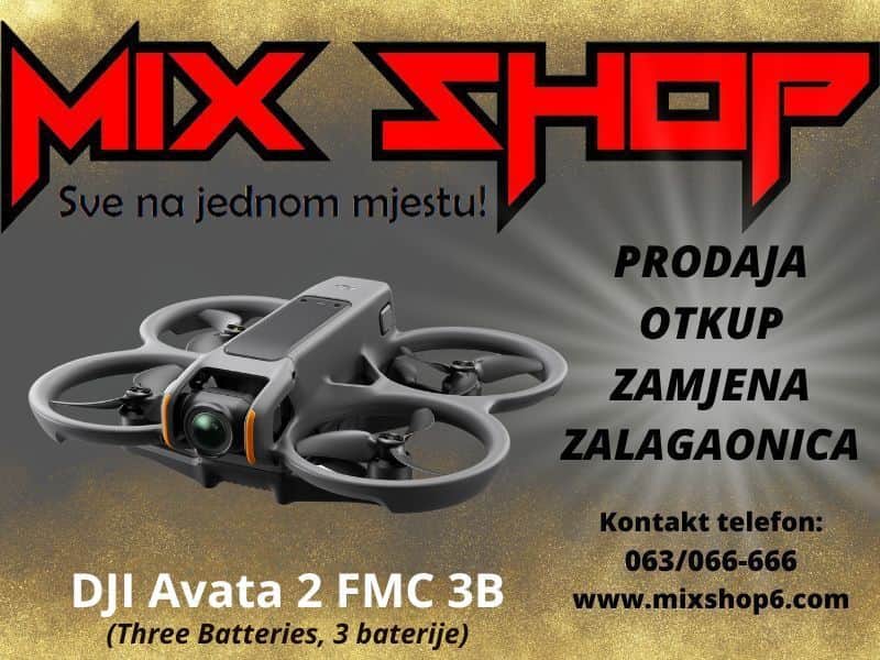 DJI AVATA 2 FMC 3B (3 Baterije) *Garancija*Fly More Combo pro FPV
