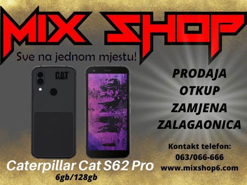Caterpillar S62 PRO 6GB/128GB *Novo*Garancija*Zamjena* CAT