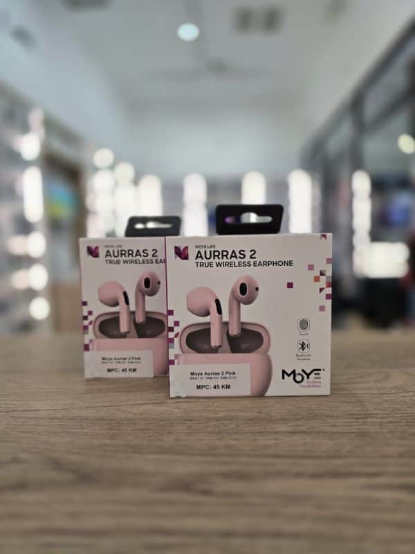 Bluetooth premium slusalice Moye Aurras 2 / roza