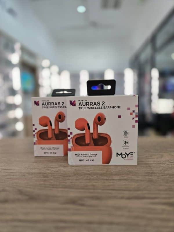 Bluetooth premium slusalice Moye Aurras 2 / narandzasta