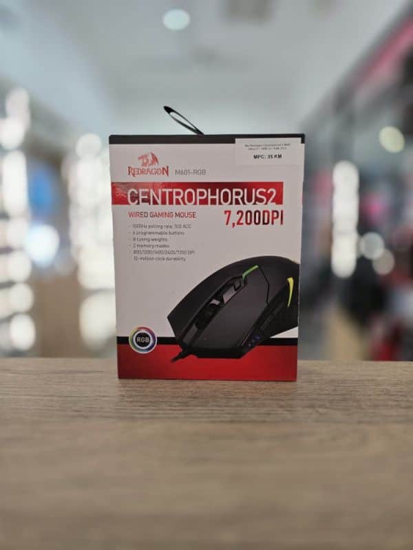 Gaming mis Redragon Centrophorus 2 M601 RGB 7200DPI