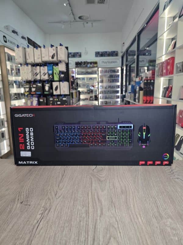 Gaming combo 2u1 Gigatech Matrix mis i tastatura