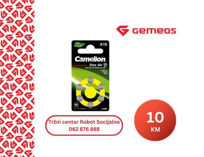 Camelion Baterija za slusni aparat A10