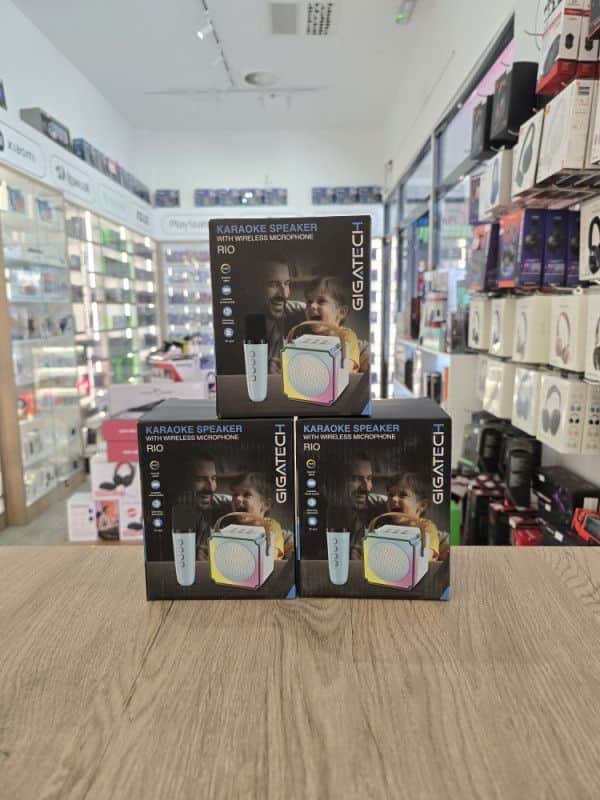 Gigatech Djeciji karaoke wireless mikrofon sa RGB zvucnikom