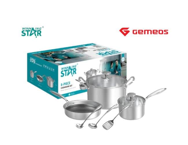 Set posudja serpe Winning Star ST-5101 8 komada indukcija