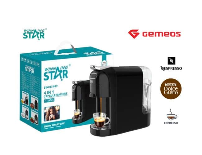 Aparat za kafu kapsule / espresso Winning Star ST-9745 4 u 1