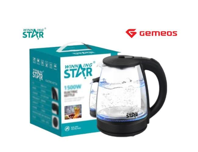 Stakleno kuhalo za vodu Winning Star ST-6042 1.8L 1500W