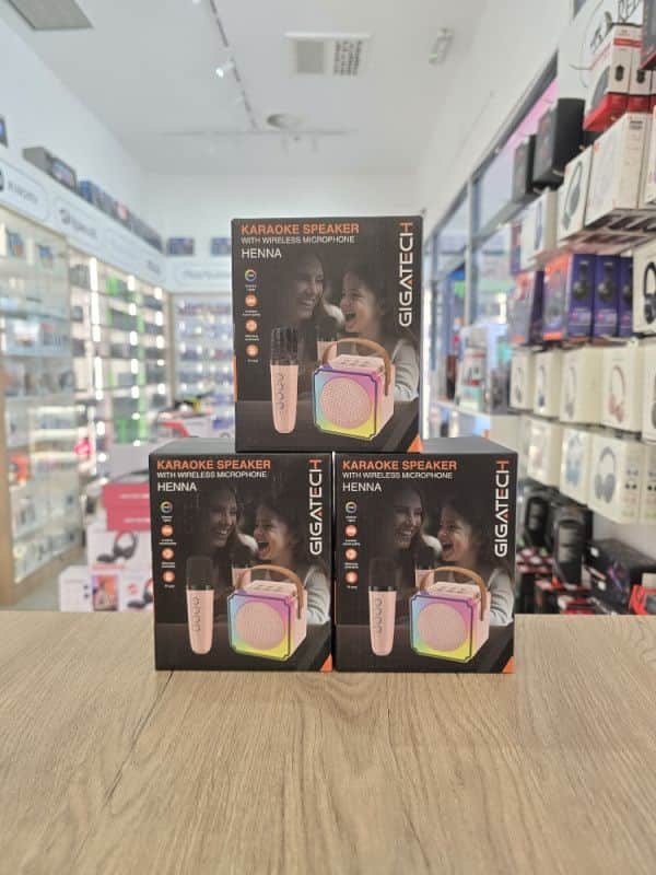 Gigatech Djeciji karaoke wireless mikrofon sa RGB zvucnikom