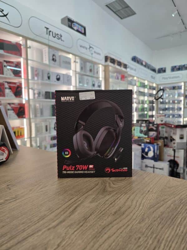 Wireless bezicne gaming slusalice Marvo Pulz 70W Triple mode