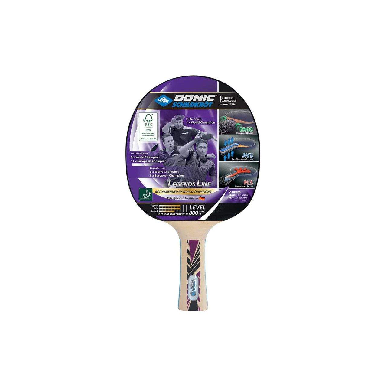 DONIC Reket za Stoni Tenis LEGENDS 800