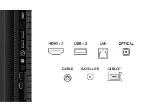 TCL 75"P7K 4K QLED TV 60HzGoogle TV; HDR multi-format;HVA Panel