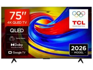 TCL 75"P7L 4K QLED Google TV60Hz, VRR, Dolby Armos;Dolby Vision
