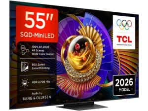 TCL 55"C7L 4K SQD-Mini LED;UHD 144Hz/288Hz FHD Google TV;B&O