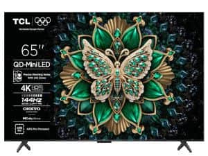 TCL TV 65C6K 4K QD-Mini LED TV144Hz Google TV; Game Master;Dolby
