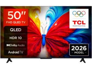 TCL 50"P7L 4K QLED Google TV60Hz, VRR, Dolby Armos;Dolby Vision