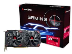 BIOSTAR VGA RX 580 8GB 8GB GDDR5, 256-bit 2048SP 1x DVI, 3x DP