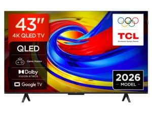 TCL 43"P7L 4K QLED Google TV60Hz, VRR, Dolby Armos;Dolby Vision