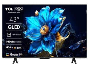TCL 43"P7K 4K QLED TV 60Hz Google TV