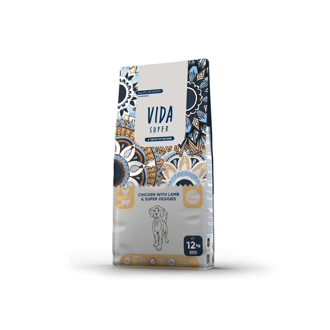 Hrana za pse Vida Super puppy piletina,jagnjetina 12 kg