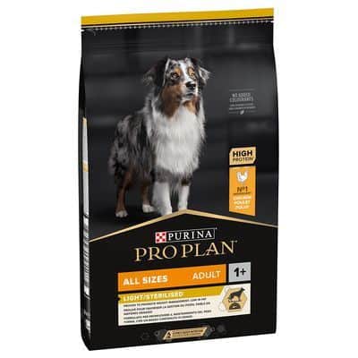 PRO PLAN All sizes Light Sterilised 14kg OPTIWEIGHT
