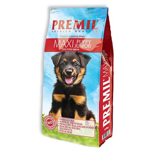 Hrana za pse Puppy Maxi Junior 15kg PREMIL 30/14