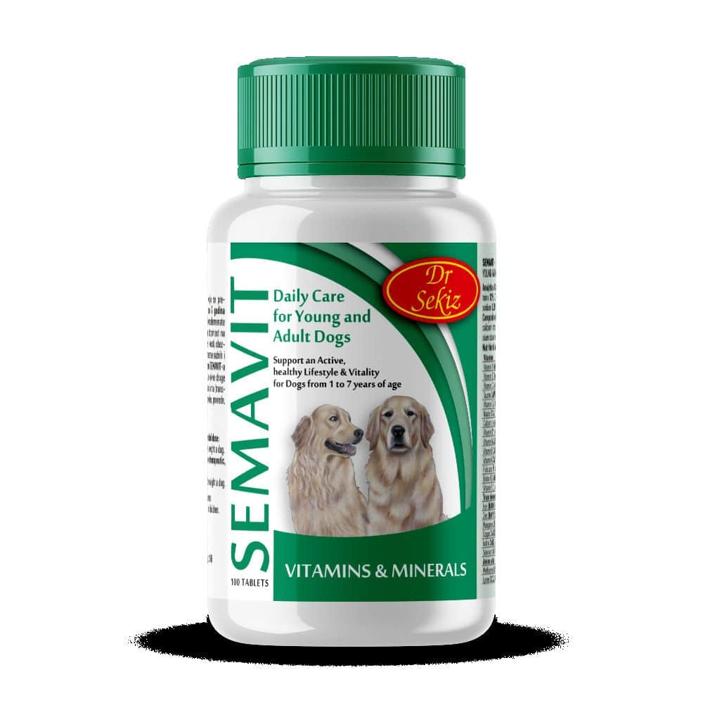 SEMAVIT-MULTIVITAMIN za mlade i odrasle pse 500tab