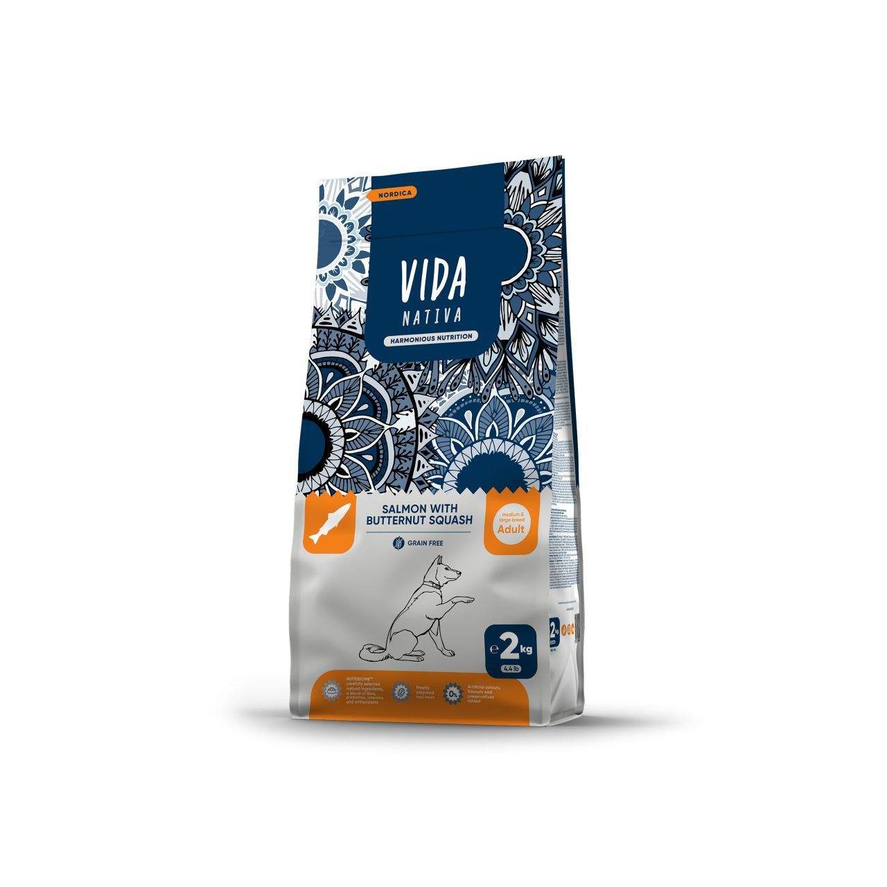 Hrana za pse VIDA losos i tikva, male rase 2 kg