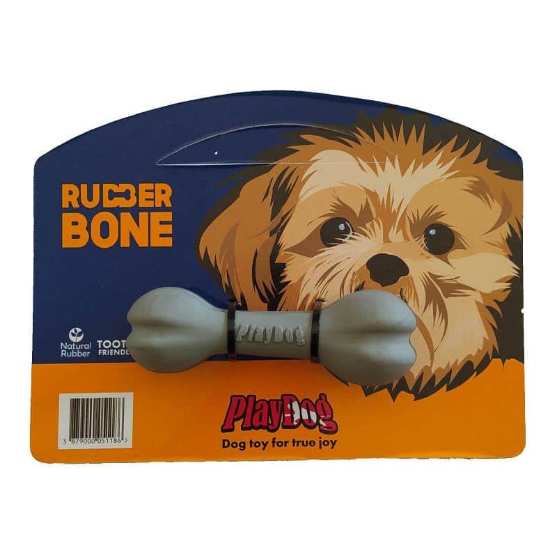 Igračka za psa kost RUBBER BONE Small PlayDog