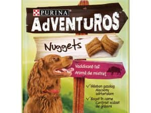 ADVENTUROS Nuggets vepar 90gr - poslastice za pse