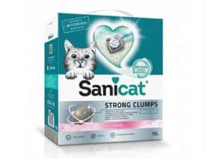 Sanicat Strong grudvajući pijesak za mačke 10 L