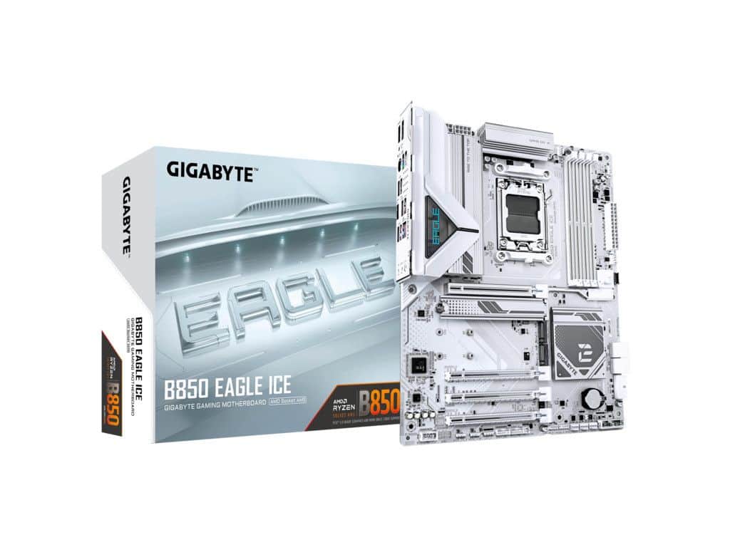 Gigabyte MB B850 Eagle Ice AM5; 4xDDR5; 3xM.2; 4xSATA 8xUSB