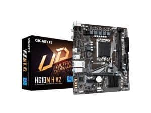 Gigabyte MB H610M H V2 G10,LGA1700; 2xDDR5 up to 96GB1xM.2; 4x