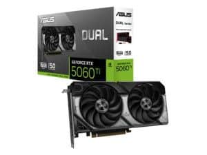 ASUS VGA DUAL-RTX5060TI-O16G 16GB GDDR7 OC Edition,128-bit 3x