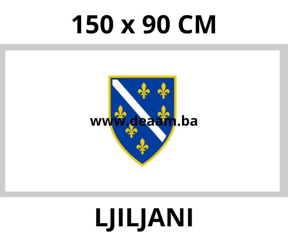 ZASTAVA LJILJANI 150X90 CM BEZ RESA