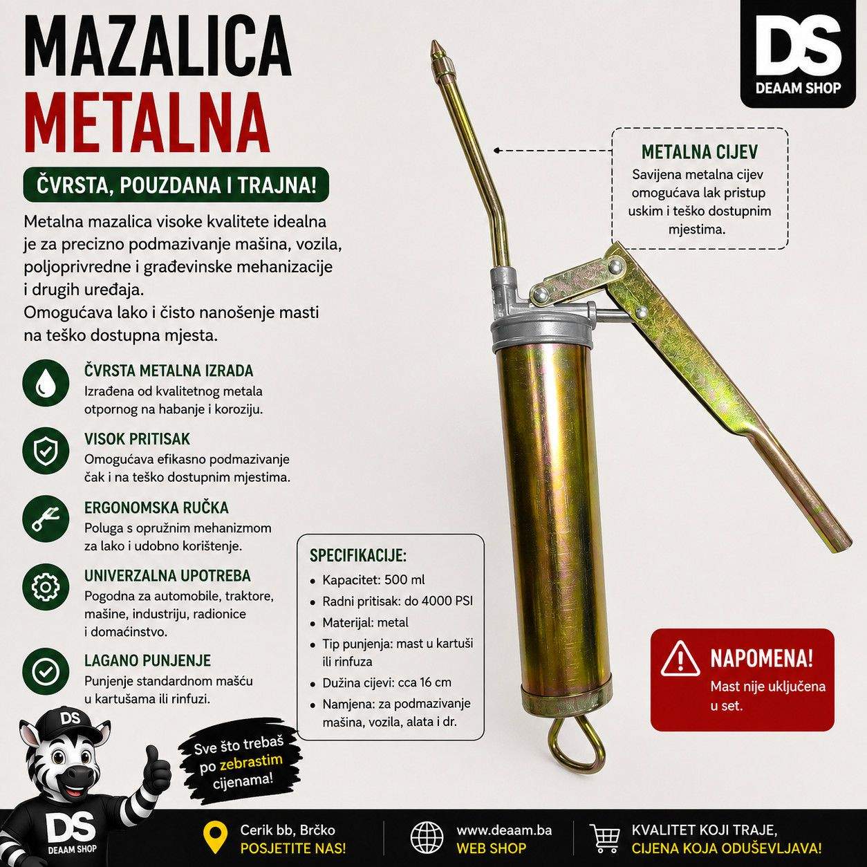 MAZALICA METALNA