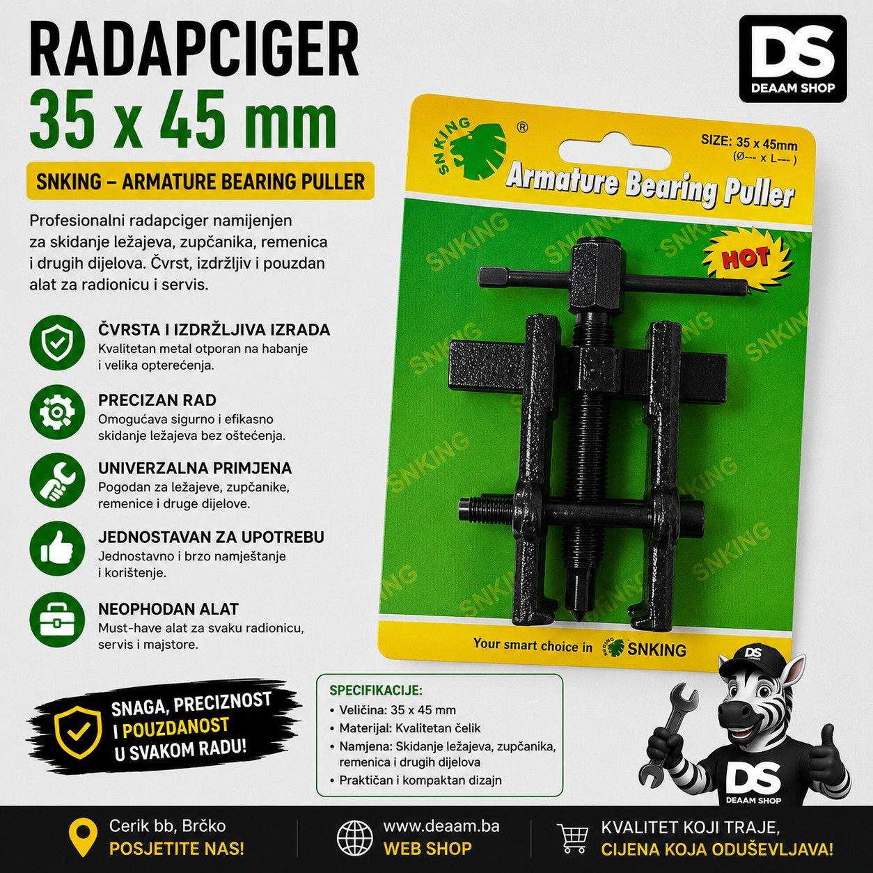 RADAPCIGER 35 x 45 mm