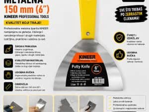 ŠPARTLA METALNA 150 mm 6" KINEER